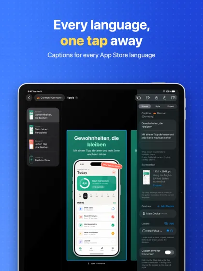 iPad screenshot 4: Every language, one tap away